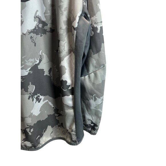 Adidas AEROREADY Mens Camouflage Full-Zip Hoodie M Gray White Activewear Gym - Picture 11 of 14